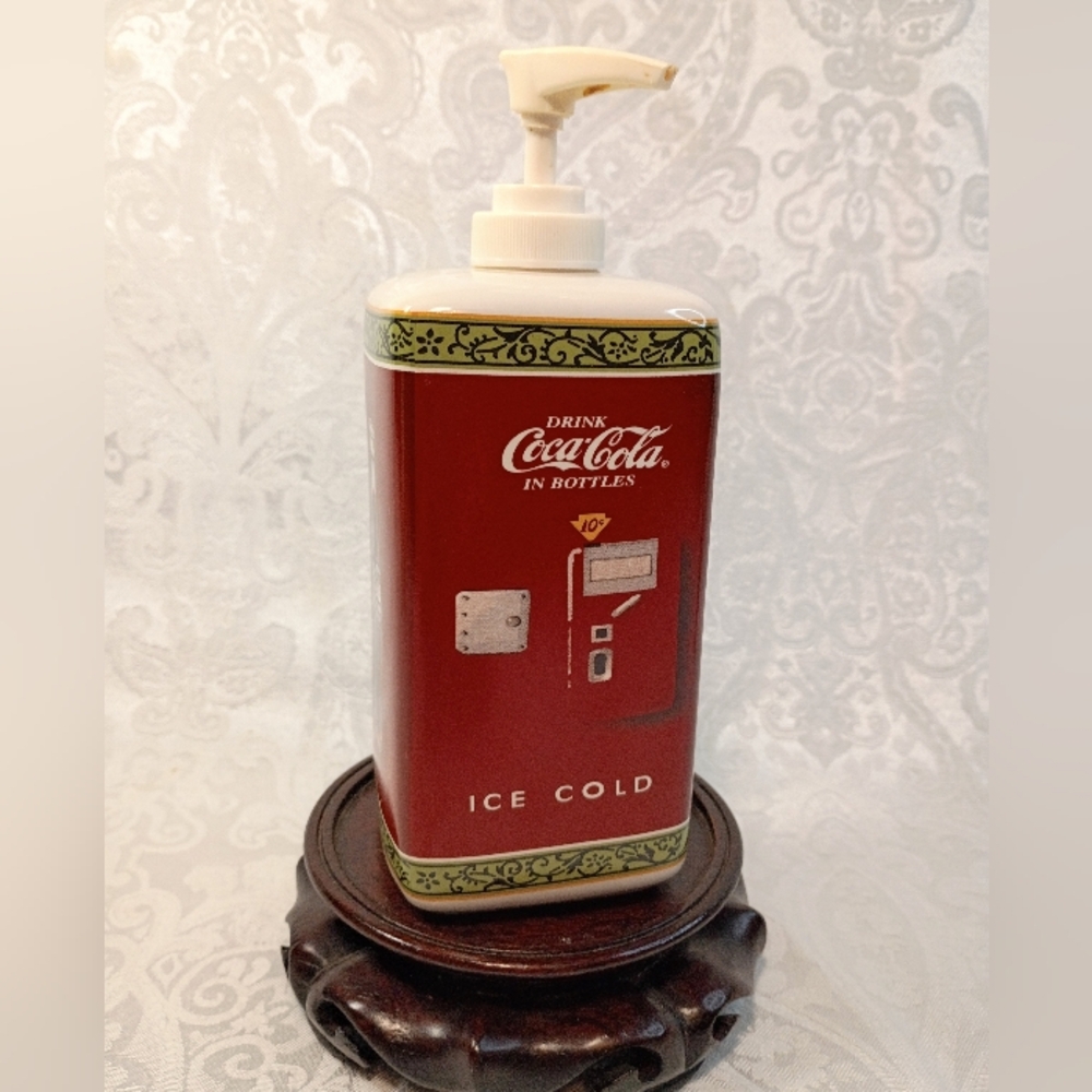 Coca-Cola Vintage Red and Green Soap/Lotion Dispenser